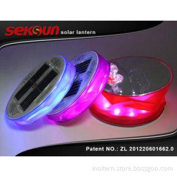 Hanging Colorful Changing 0.6w Inflatable Solar Lantern Hig